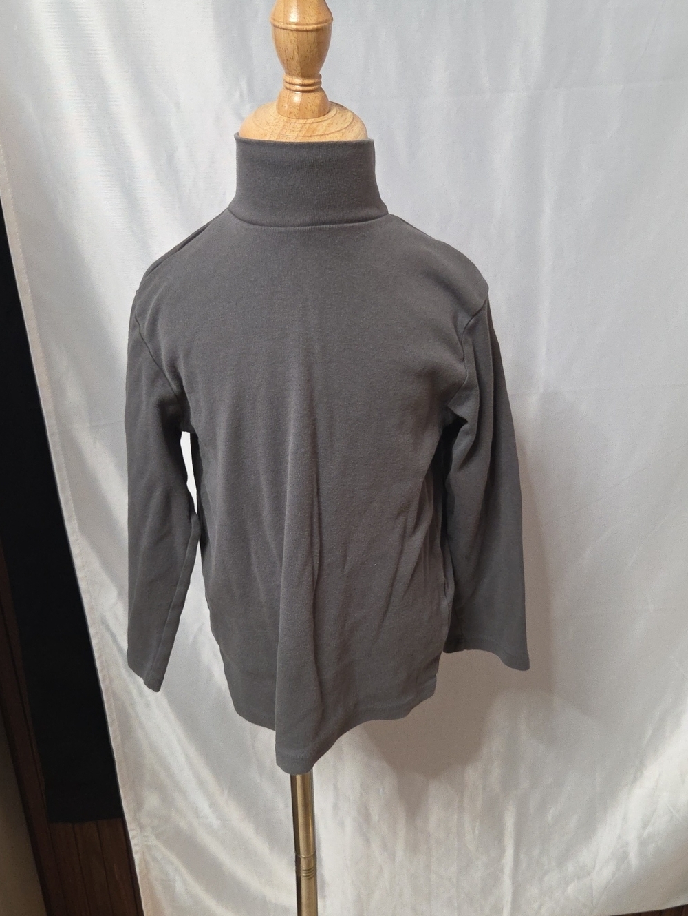 Kids Charcoal Gray Turtleneck Sweater [1763]
